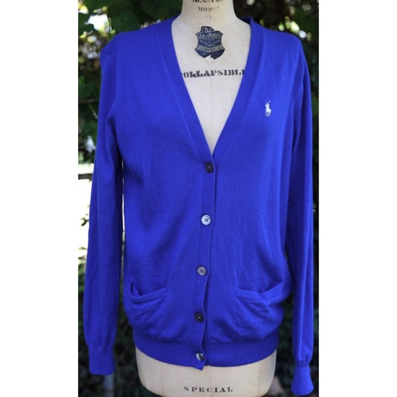 Ralph Lauren Sweaters - Ralph Lauren Sport Merino Wool Cardigan Sweater L